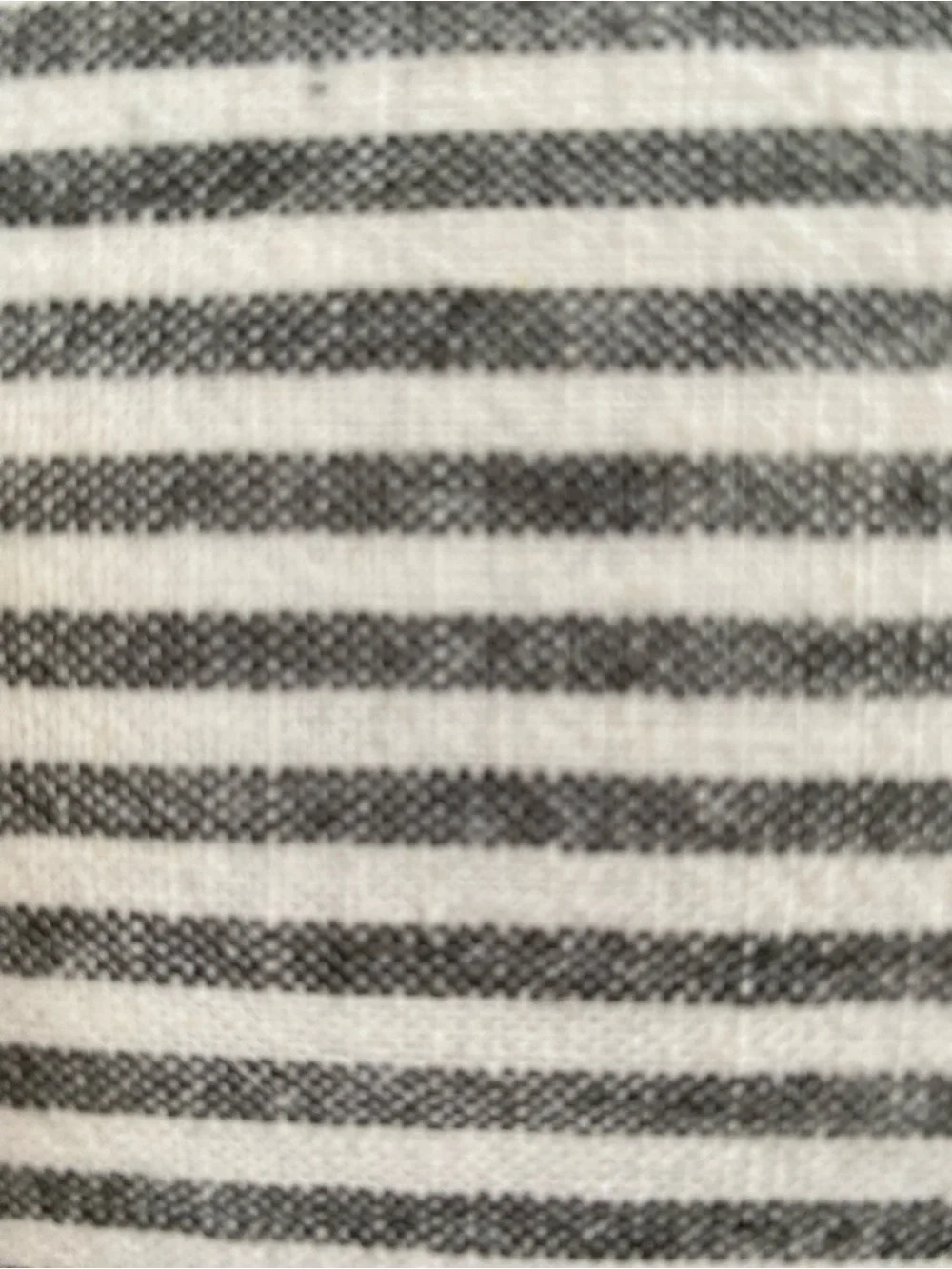 Pottery Barn Pinstripe Linen & Cotton Standard Full/Queen Sham Cottagecore